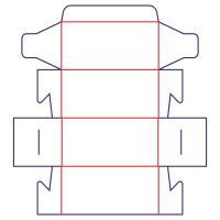Krabicová spona - rozkrój